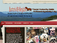 Tablet Screenshot of burtonsk9kingdom.com